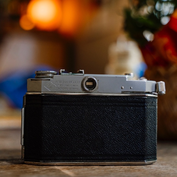 Ansco Karomat folding rangefinder 1950s 35mm film camera - Picture 9 of 9